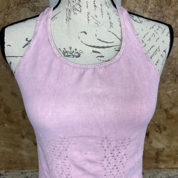 Free People Movement Venus Tank Top Womens XS/S Seamless Racerback Athletic Pink - Picture 2 of 8